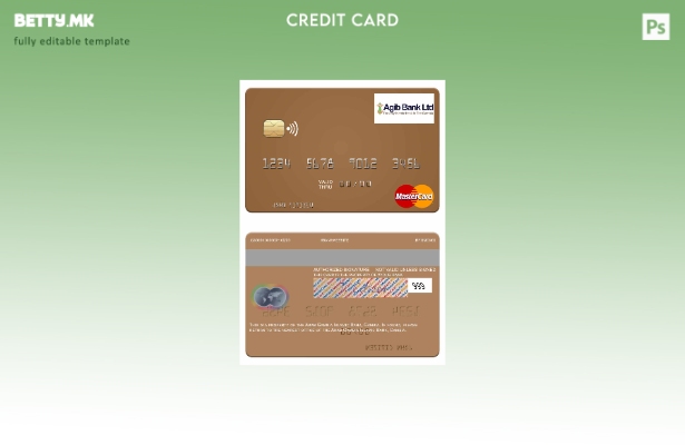 модерен стил Гамбија Арапска Гамбија Исламска банка шаблон мастер картички